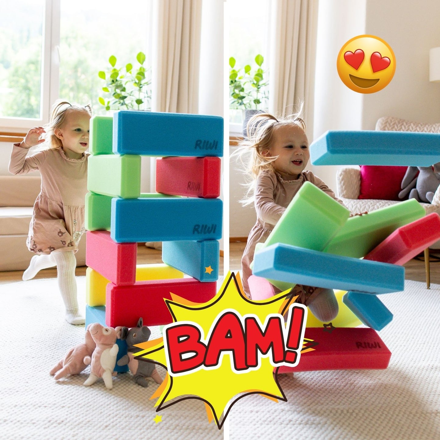 Mini blocs de construction RIWI®