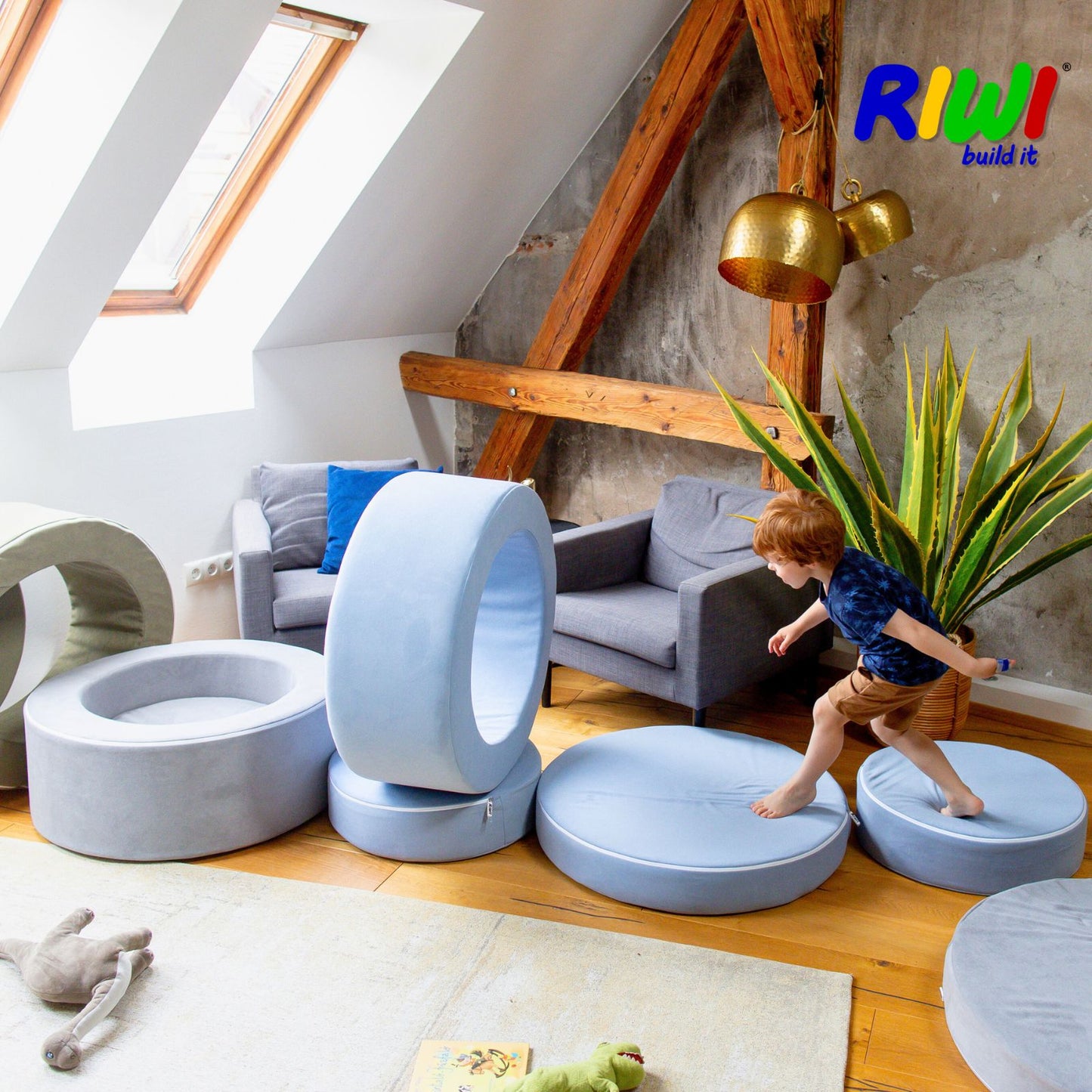 RIWI® Loop - modular play stool