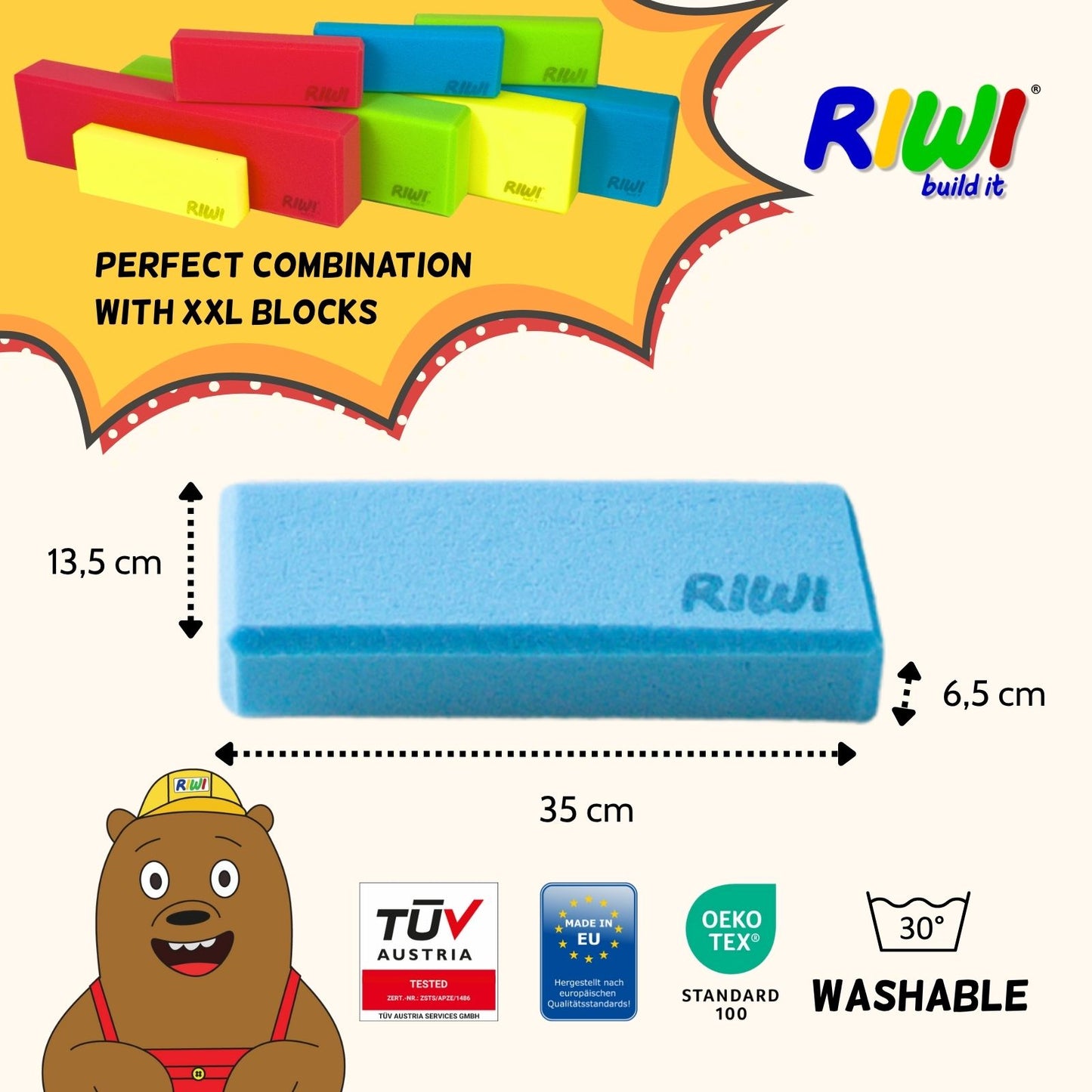 Mini blocs de construction RIWI®