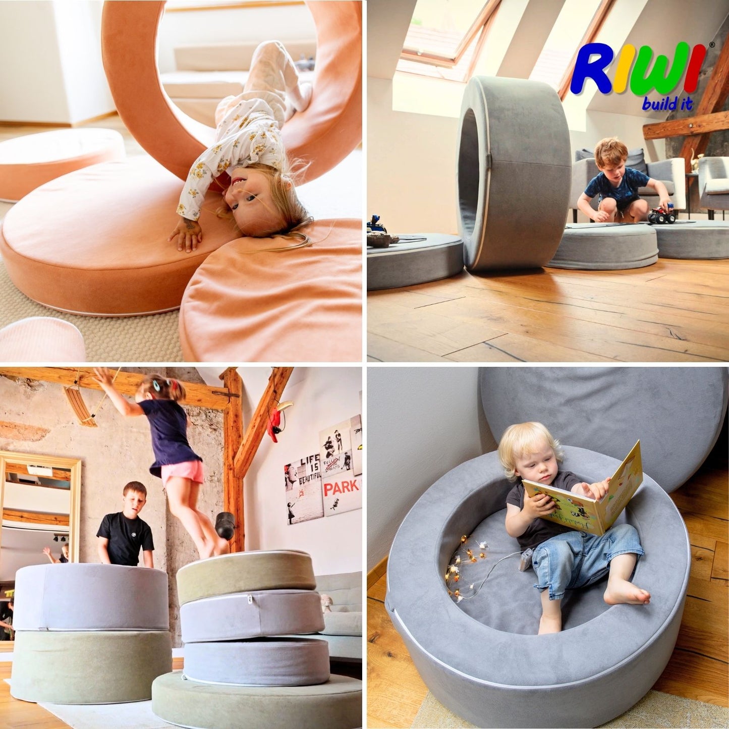 RIWI® Loop - modular play stool