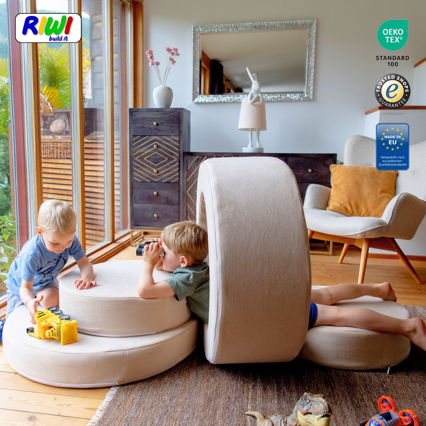 RIWI® Loop - modular play stool