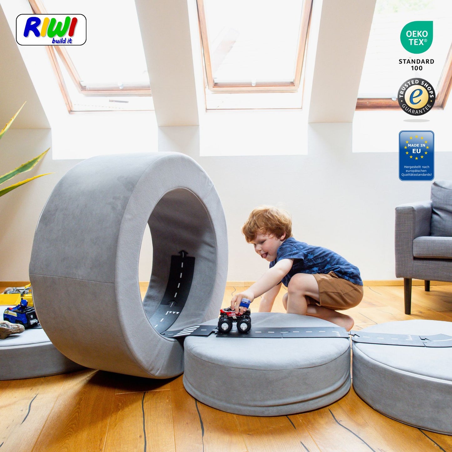 RIWI® Loop - modular play stool
