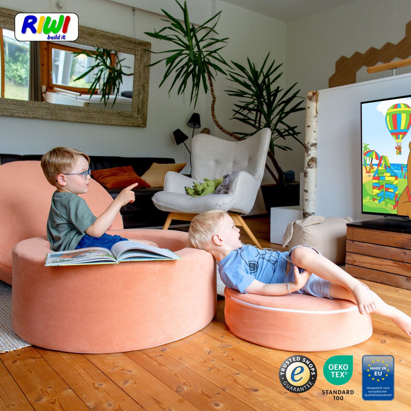 RIWI® Loop - modular play stool