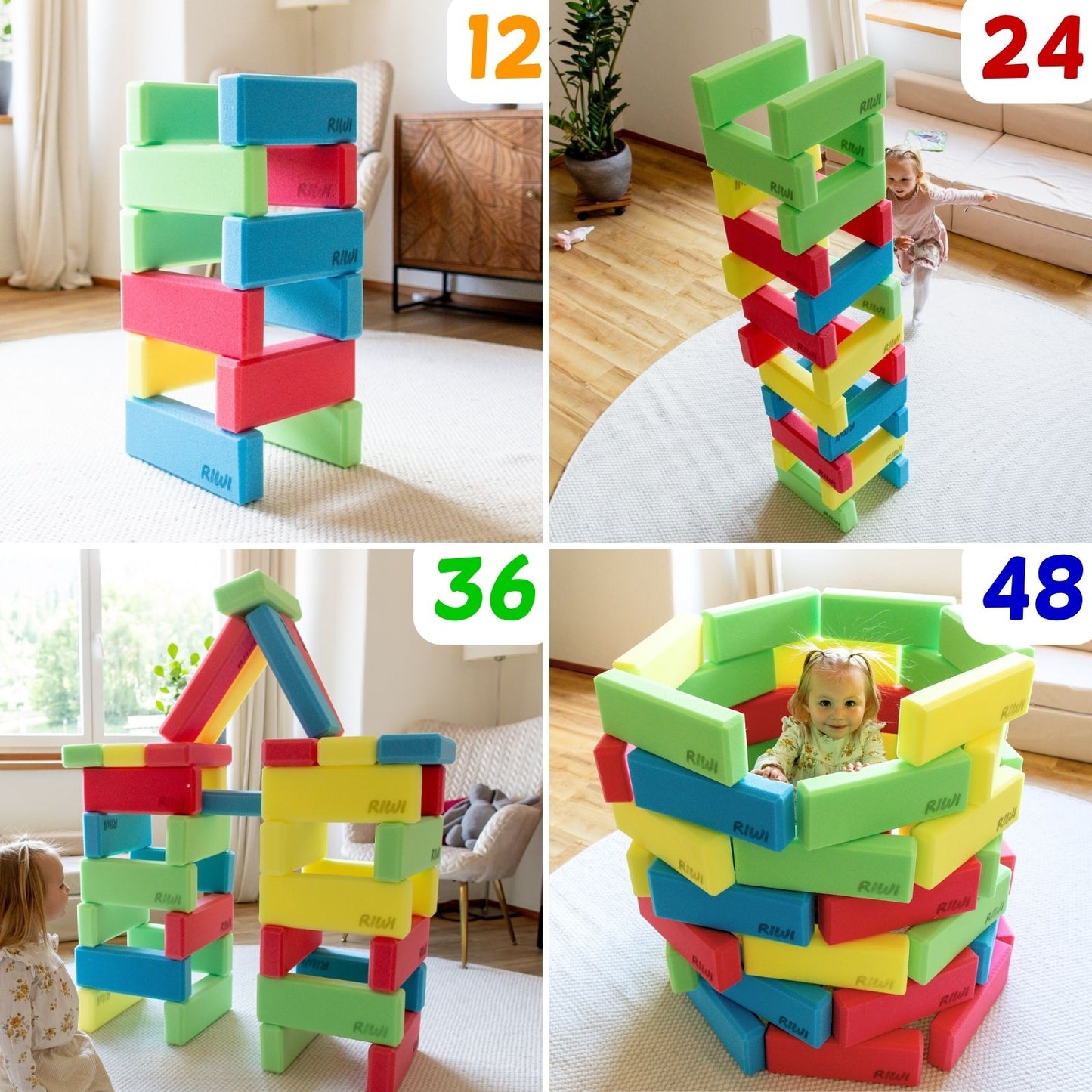 Mini blocs de construction RIWI®