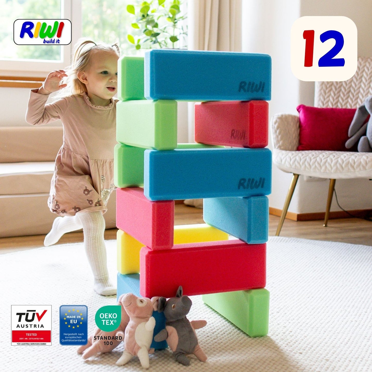 Mini blocs de construction RIWI®