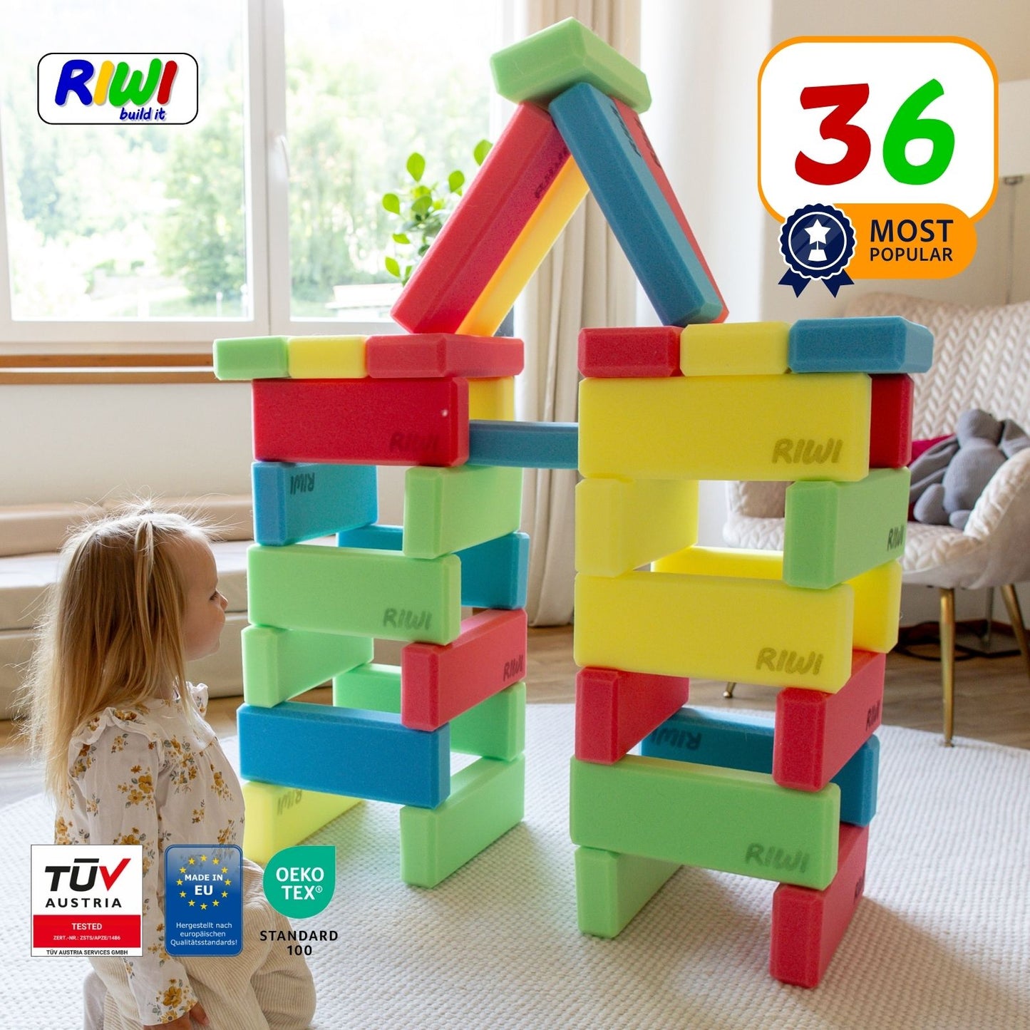 Mini blocs de construction RIWI®