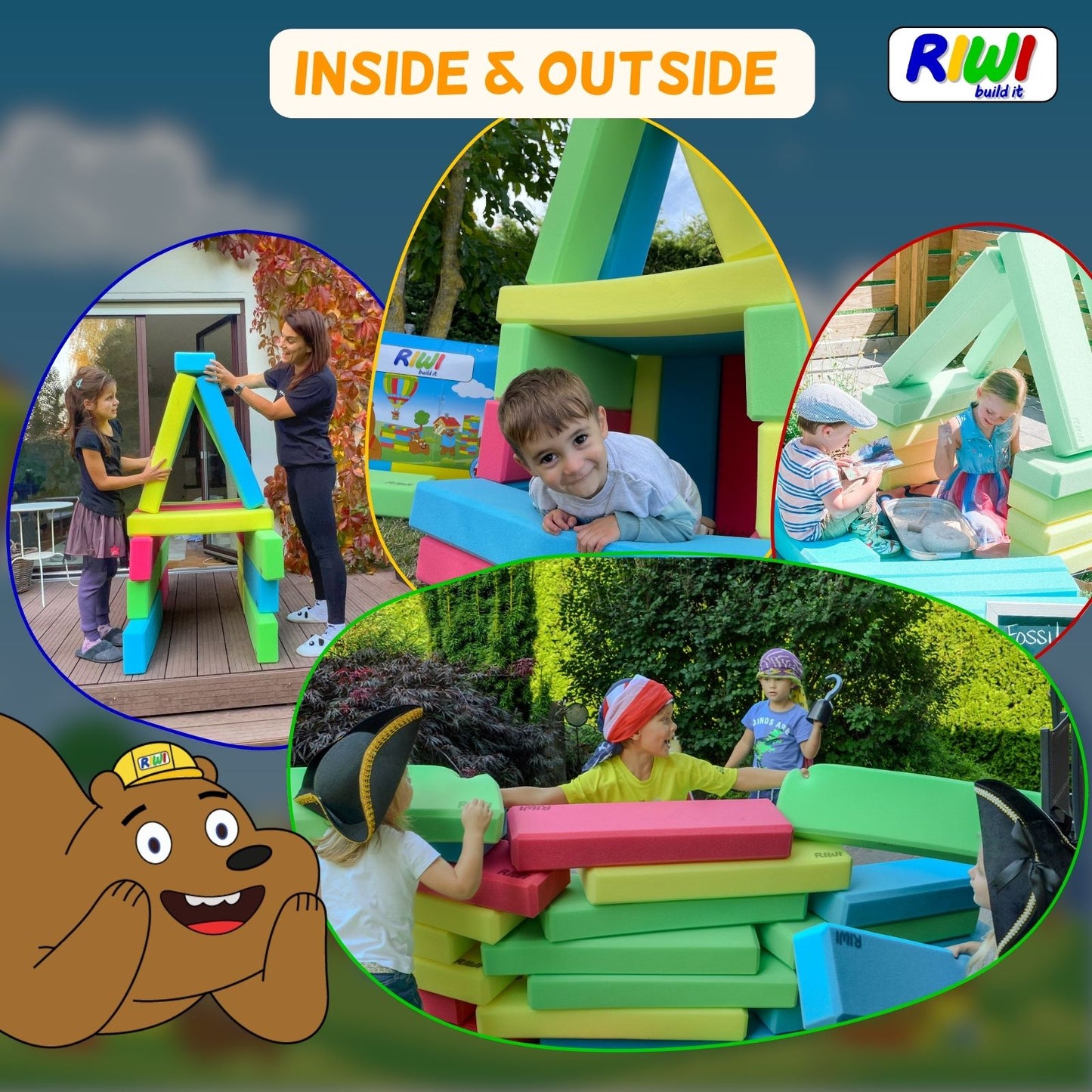 Blocs de Construction XXL RIWI®