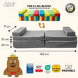 RIWI® 2-in-1 Play Couch & Storage Kit