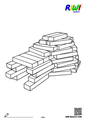 Disegno da colorare Mondi degli orsi n. 13 – da stampare
