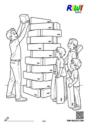 Disegno da colorare Costruzioni n. 3 – da stampare