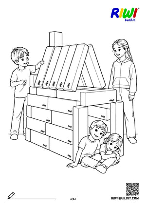 Disegno da colorare Costruzioni n. 6 – da stampare