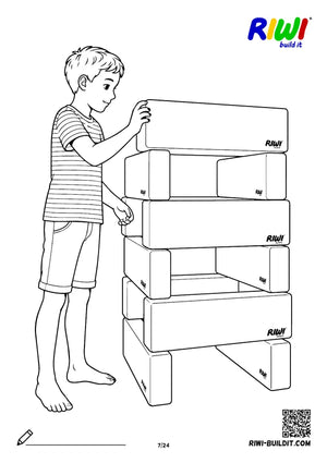 Disegno da colorare Costruzioni n. 7 – da stampare