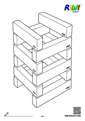 Disegno da colorare Costruzioni n. 9 – da stampare