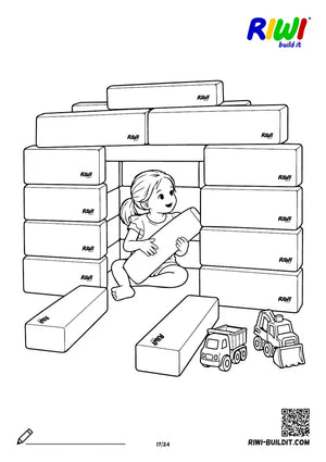 Disegno da colorare Costruzioni n. 17 – da stampare