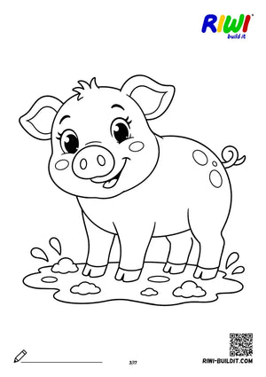 Disegno da colorare Fattoria n. 3 – da stampare