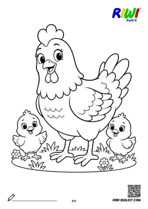 Disegno da colorare Fattoria n. 5 – da stampare