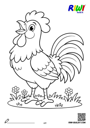Disegno da colorare Fattoria n. 6 – da stampare